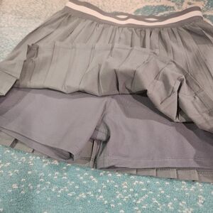 NWT Moss Green Girlfriend Collective washed effect tennis skirt/skort